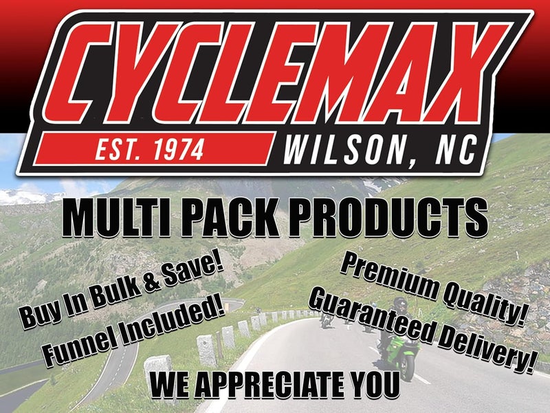 CYCLEMAX Six Pack compatible with Honda Spray Cleaner & Polish 08732-SCP00 Contains Six 12oz Cans and a Funnel - Image 2